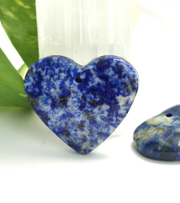Pandantiv lapis lazuli 22-29x23-30x3-6mm