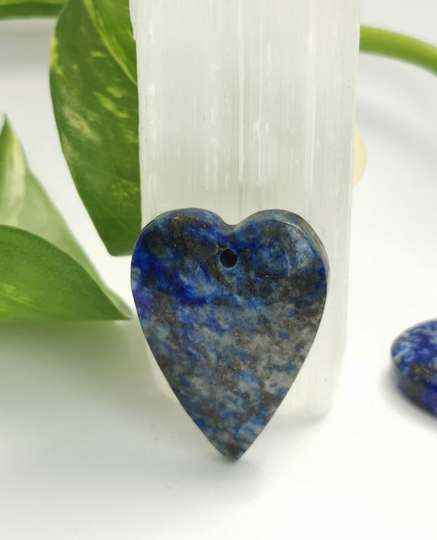 Pandantiv lapis lazuli 22-29x23-30x3-6mm