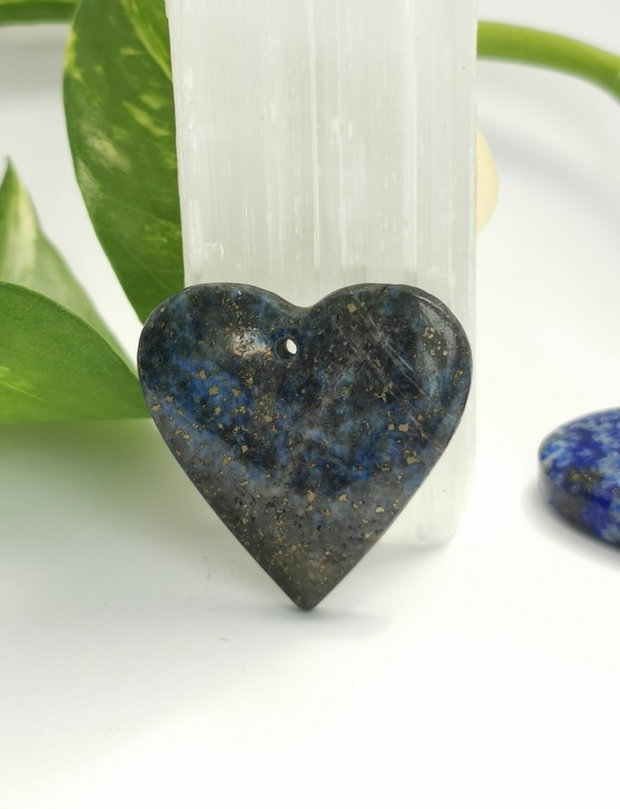 Pandantiv lapis lazuli 22-29x23-30x3-6mm