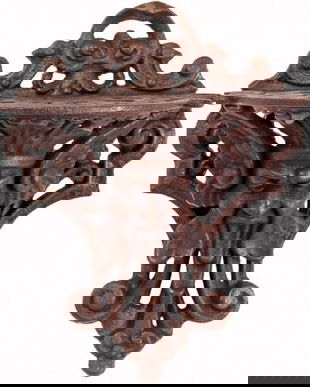 Consola perete din fier forjat