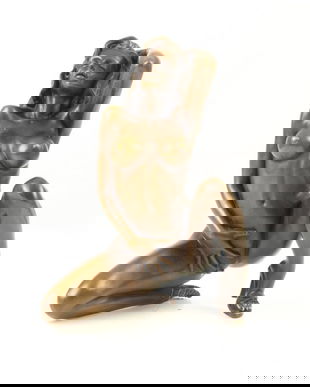 Nud - statueta erotica din bronz