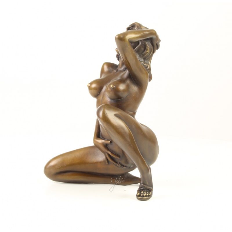 Nud - statueta erotica din bronz