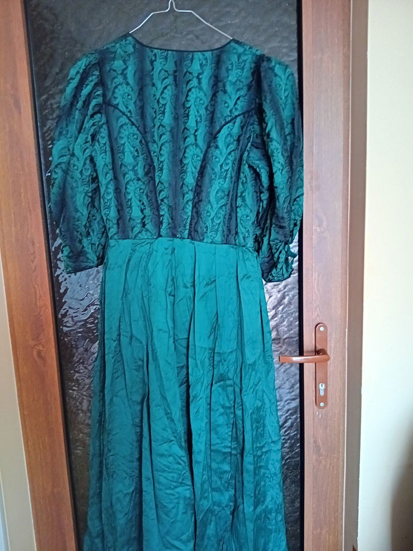 Rochie dirndl Shantung verde