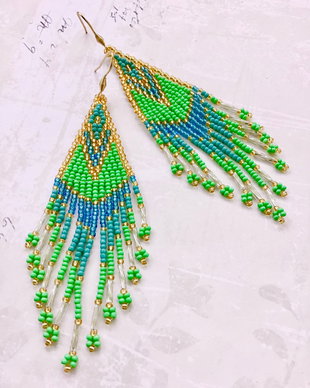 Cercei Boho margele Toho