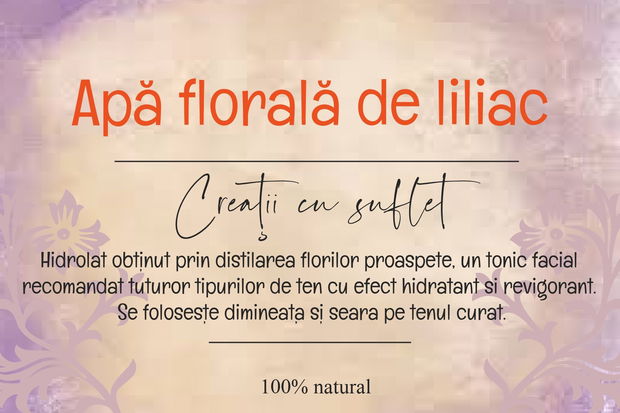 Apă florală de liliac