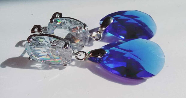 Blue Cobalt Swarovski Crystal