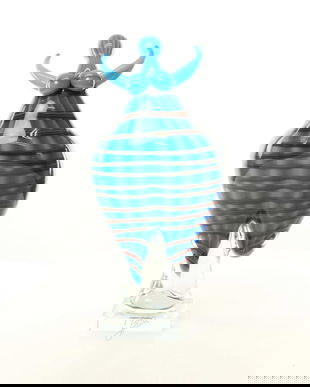 Femeie abstracta  din sticla Murano