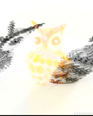 Bufnita din sticla Murano