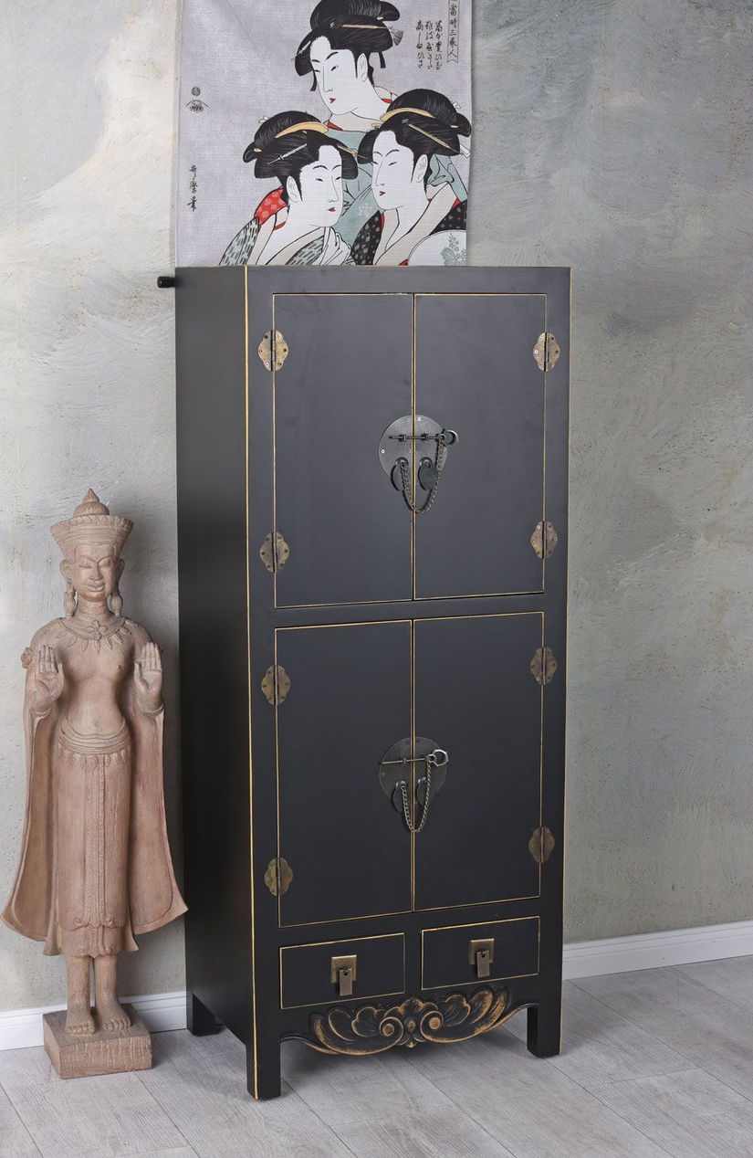 Cabinet exotic negru