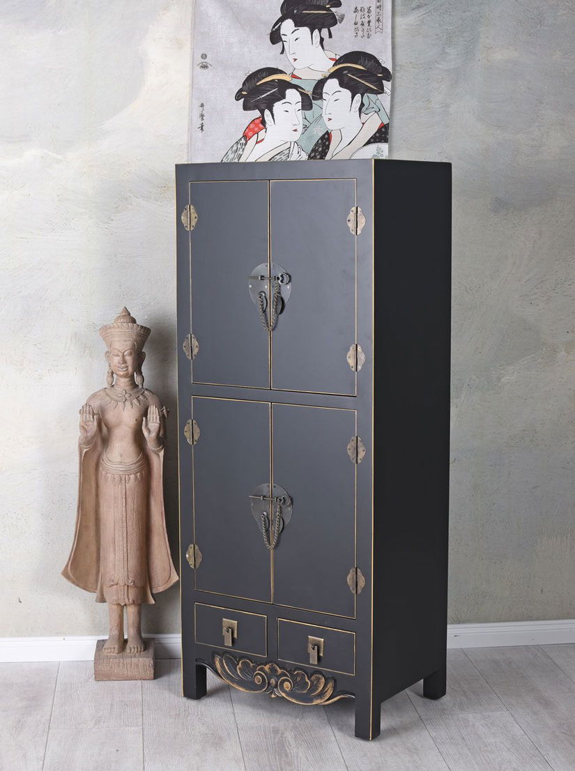 Cabinet exotic negru