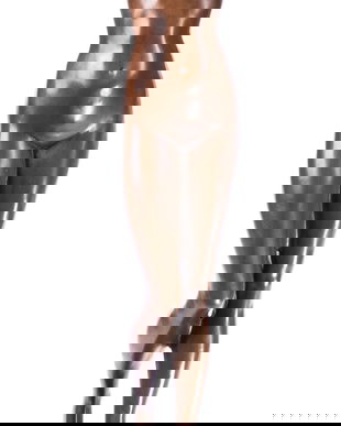 Nud Art Deco-statueta din bronz cu un soclu din marmura