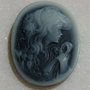 Camee nuante gri 38x28 mm