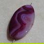 Agata dungata MASIVA - oval mare alungit aprox 50.5x25x6 mm