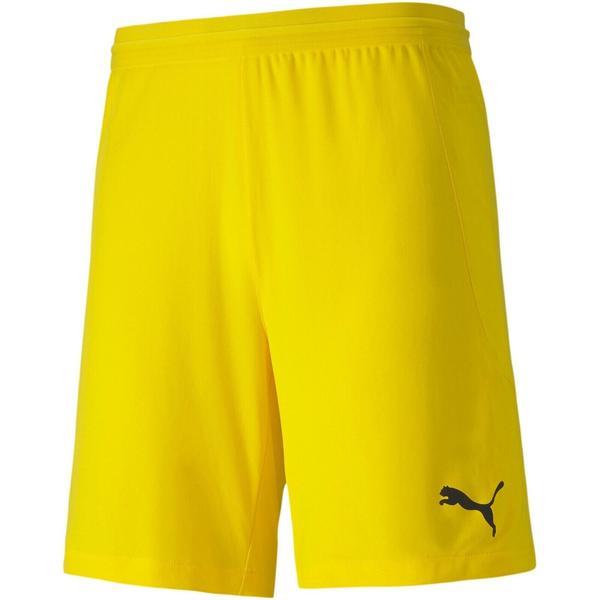 Pantaloni scurti barbati Puma Teamfinal 21 Knit Shorts 70425707, M, Galben