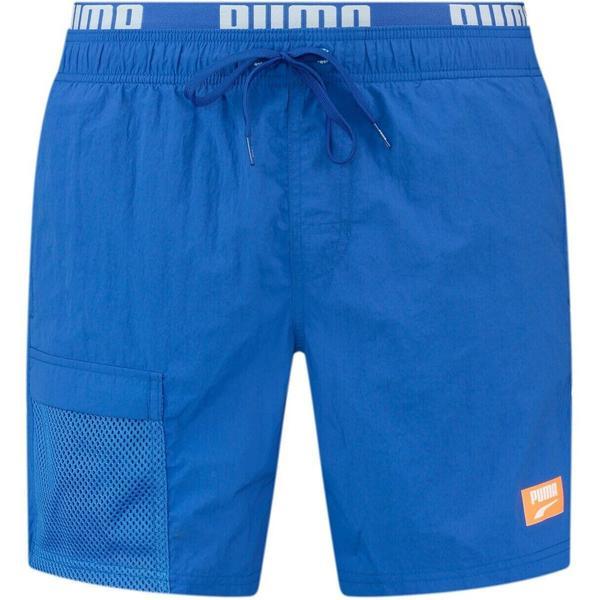 Pantaloni scurti barbati Puma Swim Men Utility Mid Shorts 1p Chil 93805703, XL, Albastru