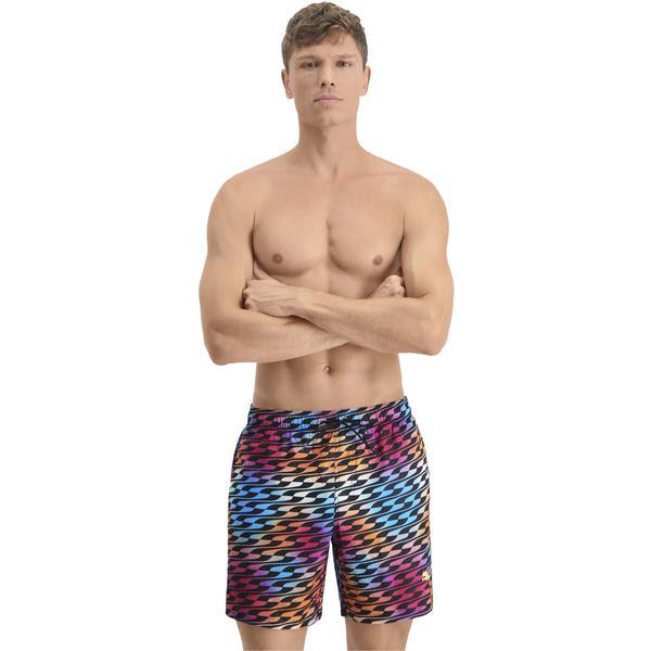 Pantaloni scurti barbati Puma Swim Men Formstrip Mid Shorts 1p Bl 93549102, S, Multicolor