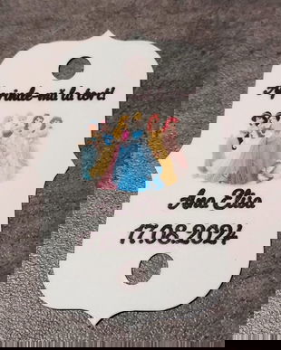 Eticheta artificii tort botez/Onomastica/ Artificii tort cu eticheta personalizata