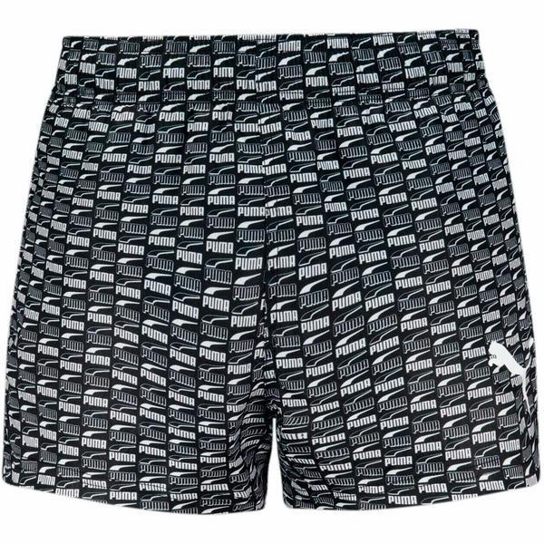 Pantaloni scurti barbati Puma Swim Men Logo Print Short 93835301, L, Negru