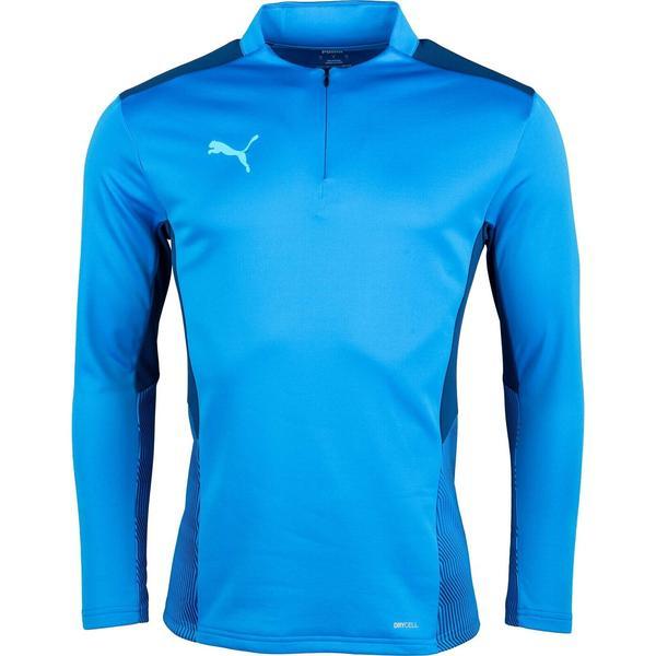 Bluza barbati Puma Teamcup 14 Zip Top 65672806, XXL, Albastru