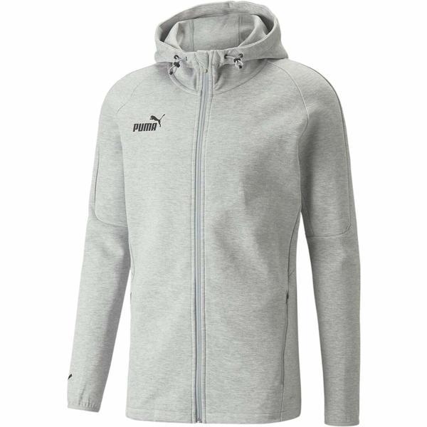 Hanorac barbati Puma Teamfinal Casuals Hooded Jkt 65738333, XXL, Gri