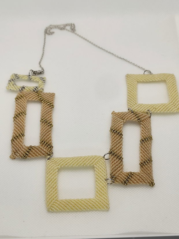 Colier Grid macrame