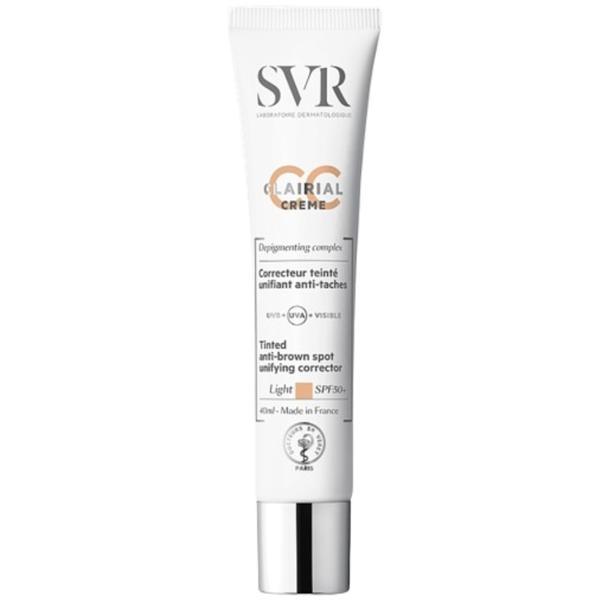 Crema Svr Clairial Cc SPF50 medium pentru corectarea petelor brune, 40 ml