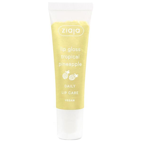 Luciu de Buze cu Ananas - Ziaja Lip Gloss Tropical Pineapple, 12 ml