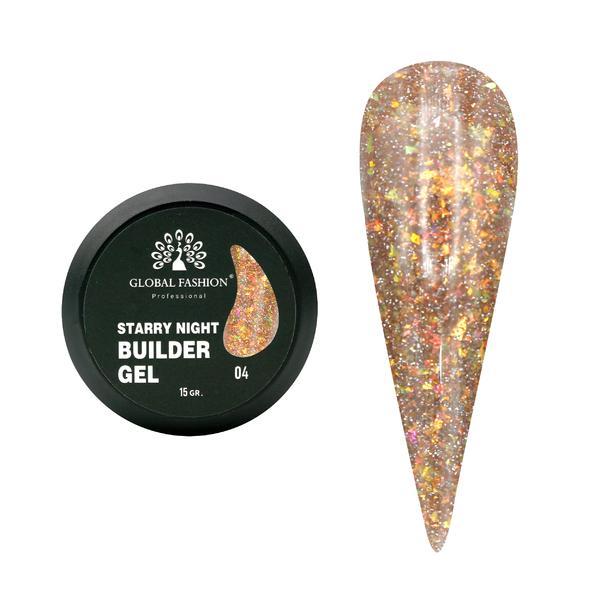 Gel pentru modelarea unghiilor 15 g, Starry Night Builder Gel, 04