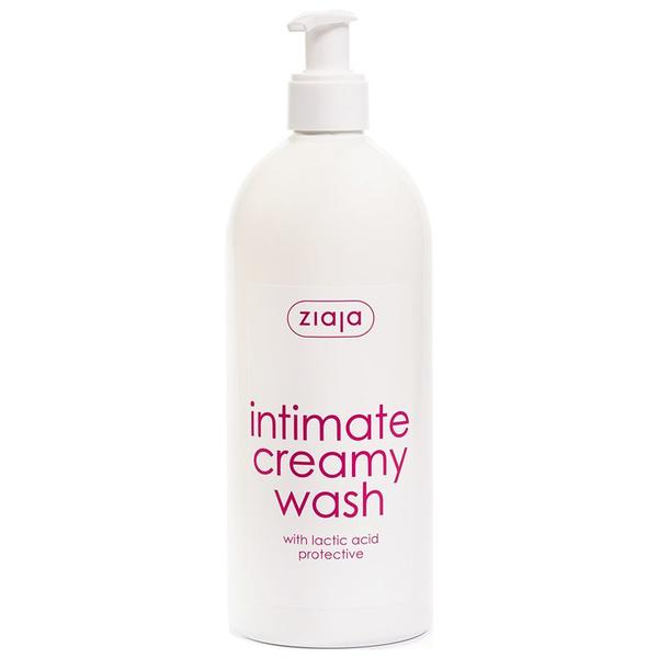 Gel Cremos pentru Igiena Intima cu Acid Lactic/ Protectie - Ziaja Intimate Creamy Wash, 500 ml