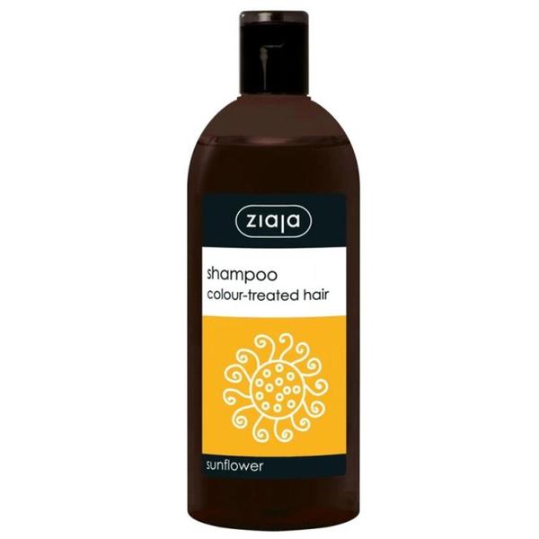 Sampon cu Floarea Soarelui pentru Par Vopsit - Ziaja Family Sunflower Shampoo for Colour-Treated Hair, 500 ml