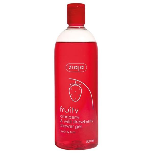 Gel de Dus cu Merisoare si Capsuni Salbatice - Ziaja Fruity Cranberry &amp; Wild Strawberry Shower Gel, 500 ml