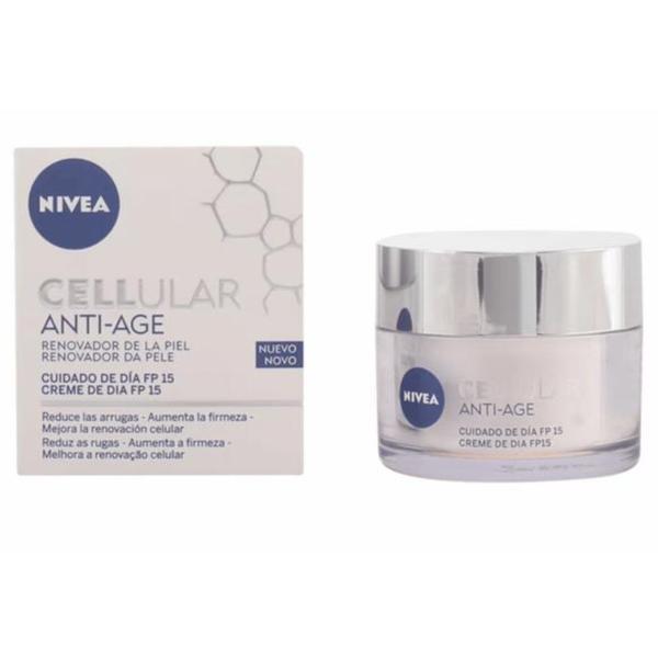 Crema de fata anti imbatranire, Cellular Anti-Age, Nivea, SPF 15, 50 ml