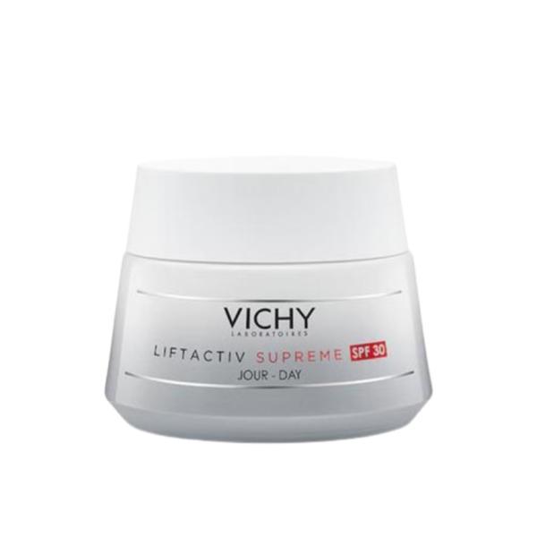 Crema de fata antirid cu acid hialuronic Vichy Liftactiv Supreme SPF 30, pentru toate tipurile de ten, 50 ml