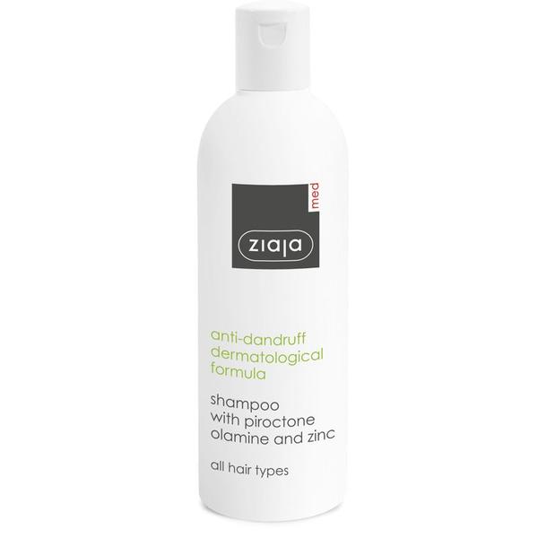 Sampon Tratament Antimatreata - Ziaja Med Anti - Dandruff Shampoo With Piroctone Olamine And Zinc, 300 ml