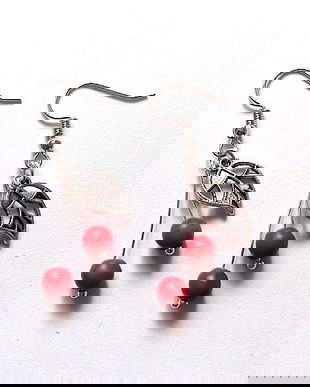 cercei howlite rosu 46417