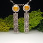 Cercei cu sticla dicroica ''People of the sun''
