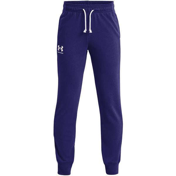 Pantaloni copii Under Armour Ua Rival Terry Jogger 1377254-468, 128, Albastru