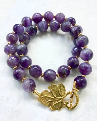 Colier vintage Ametist