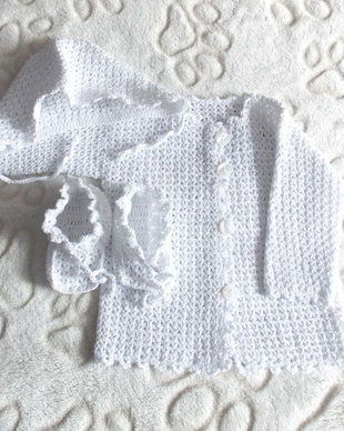 Set crosetat Nou-nascut*Macrame