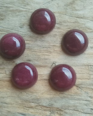 Cabochon jad, 12 mm