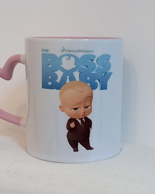 Cana personalizata interior roz