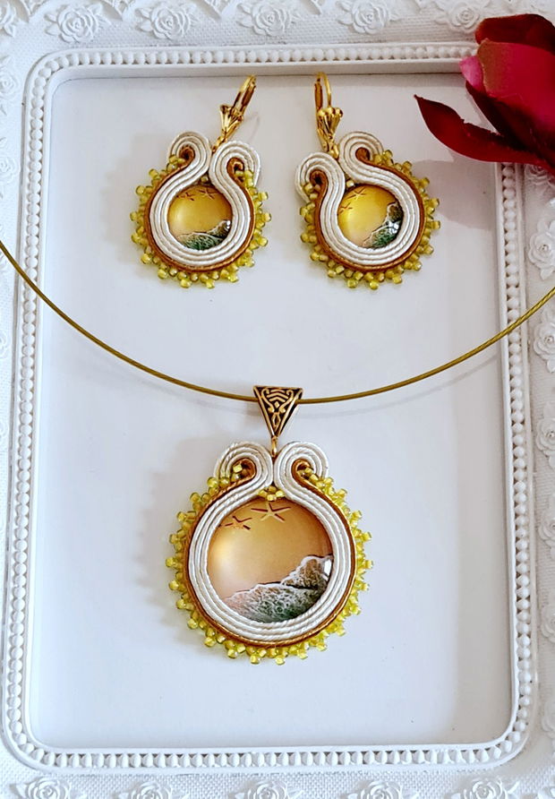 Set soutache auriu