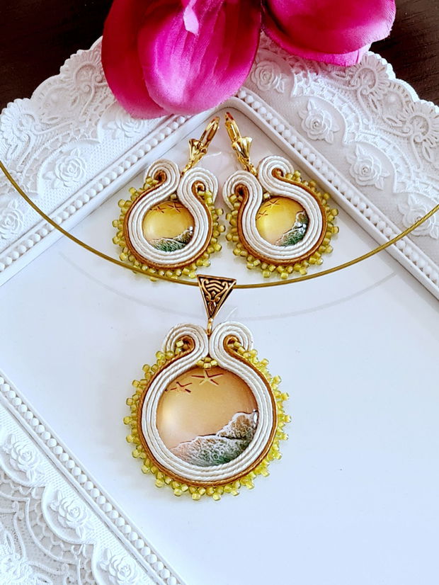 Set soutache auriu