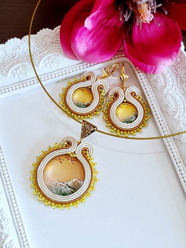 Set soutache auriu