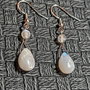 Cercei argint piatra lunii brioleta boho chic trendy - Transport gratuit
