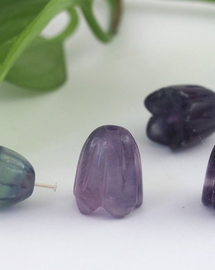 Fluorite sculptat 12x15mm (1)