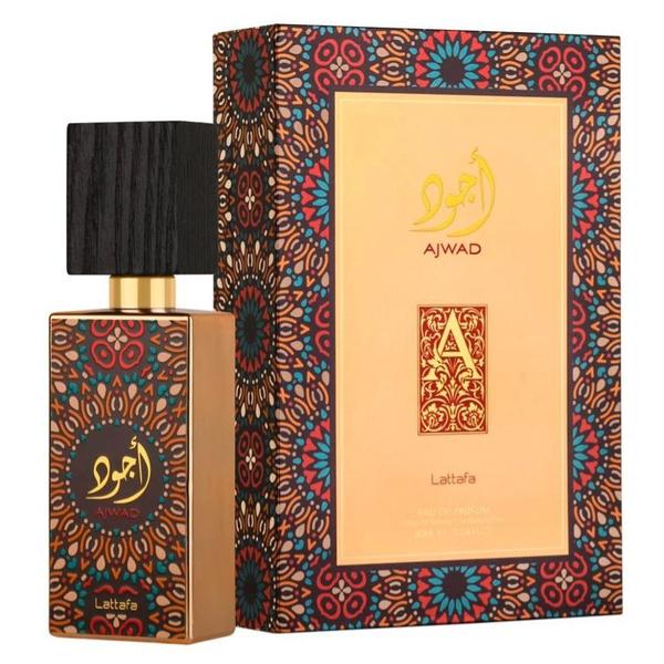 Apa de Parfum Unisex - Lattafa Perfumes EDP Ajwad, 60 ml