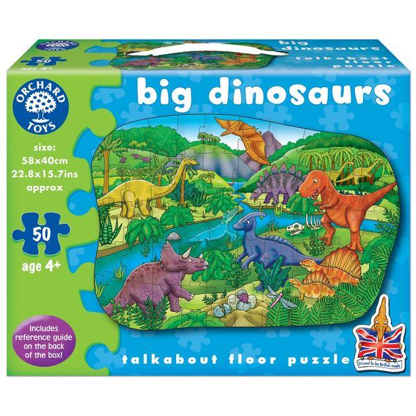 Big Dinosaurs. Puzzle de podea, Dinozauri