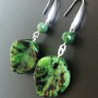 cercei agate moss frunze