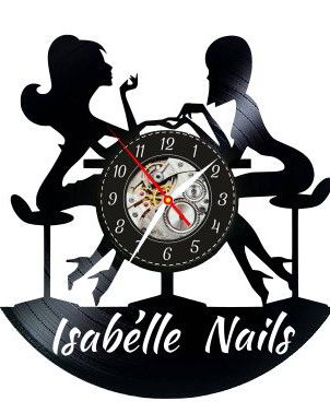 SALON MANICHIURA ( PERSONALIZABIL)-ceas de perete
